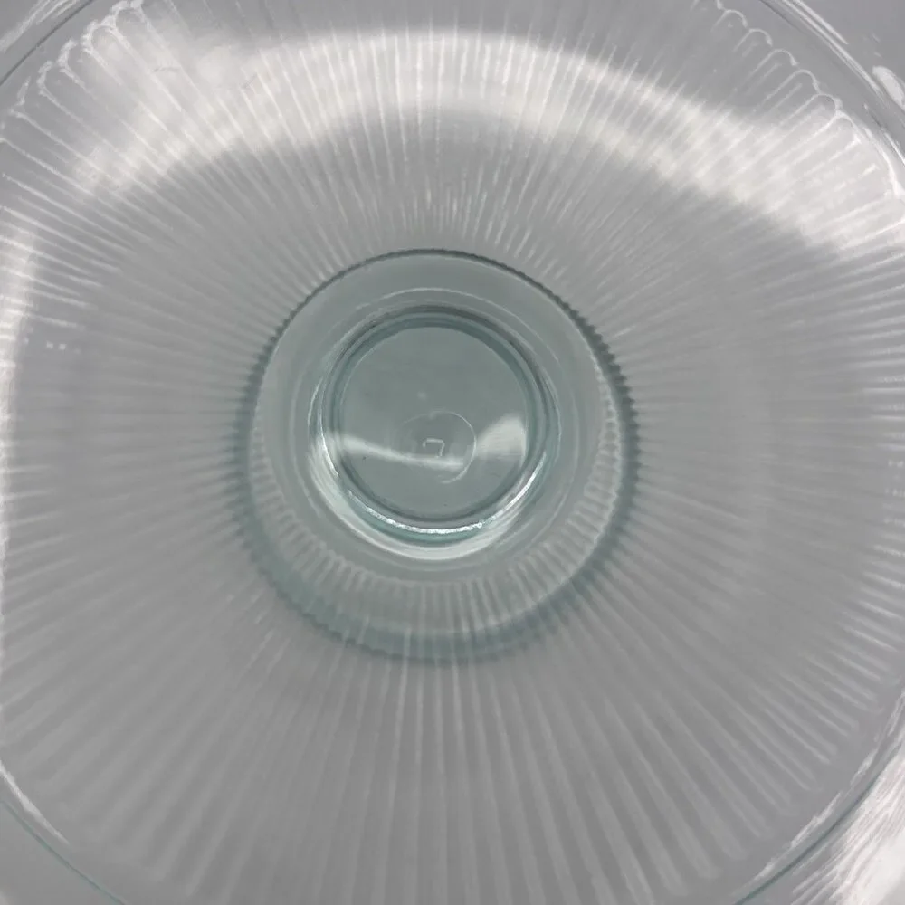Vintage Pyrex 65C Blue Tinted Clear Glass Replacement Lid 7.625” Round 1.5 Qt